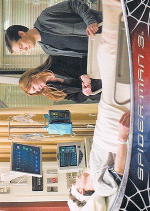 Rittenhouse Archives Spider-Man Movie 3 Base Card 19 Peter and Mary Jane visit Harry in the hospita
