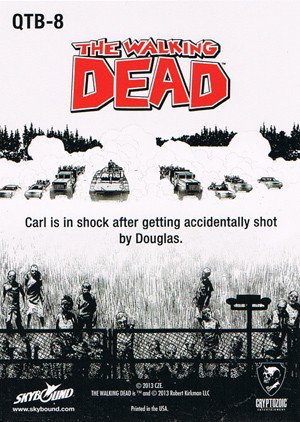 Cryptozoic The Walking Dead Comic Book Series 2 Quotable Card QTB-8 Dad?