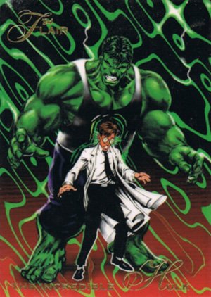 Fleer Marvel Annual Flair '94 Base Card 2 The Incredible Hulk