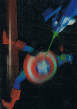 Fleer/Skybox Marvel Motion Base Card 25 Steve Rogers - Captain America