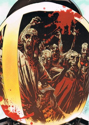 Cryptozoic The Walking Dead Comic Book Series 2 Base Card 26 The Best Defense, Part 3