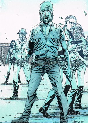 Cryptozoic The Walking Dead Comic Book Series 2 Base Card 37 The Calm Before, Part 6