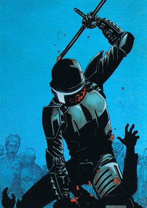 Cryptozoic The Walking Dead Comic Book Series 2 Parallel Foil Card 27 The Best Defense, Part 4