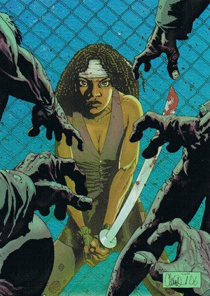 Cryptozoic The Walking Dead Comic Book Series 2 Parallel Foil Card 29 This Sorrowful Life, Part 1