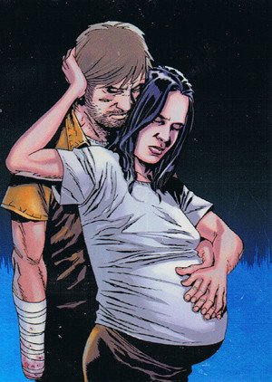 Cryptozoic The Walking Dead Comic Book Series 2 Parallel Foil Card 34 The Calm Before, Part 1