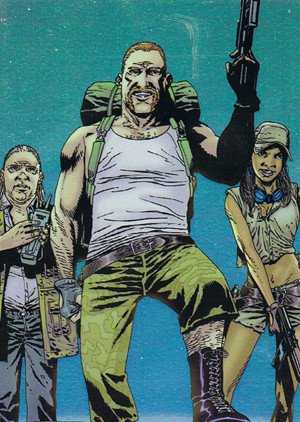 Cryptozoic The Walking Dead Comic Book Series 2 Parallel Foil Card 46 Here We Remain, Part 5