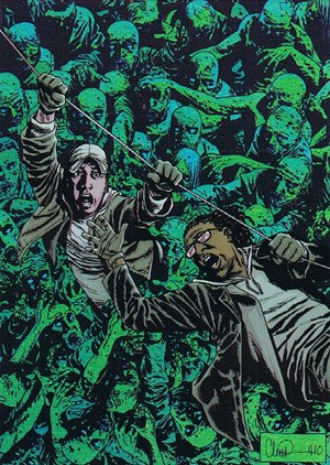 Cryptozoic The Walking Dead Comic Book Series 2 Parallel Foil Card 63 No Way Out, Part 3