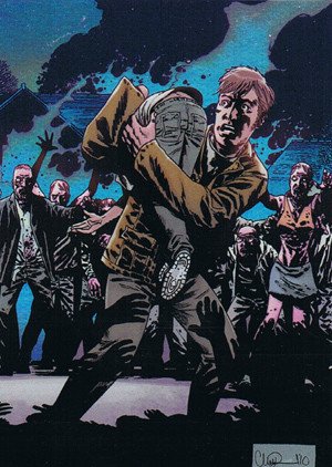 Cryptozoic The Walking Dead Comic Book Series 2 Parallel Foil Card 65 No Way Out, Part 6