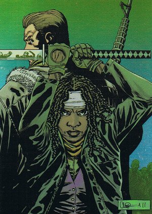 Cryptozoic The Walking Dead Comic Book Series 2 Parallel Foil Card 69 A Larger World, Part 2