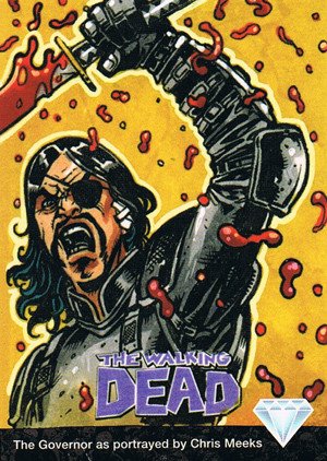 Cryptozoic The Walking Dead Comic Book Series 2 Preview Binder Exclusive Card DMD-04 The Governor as portrayed by Chris Meeks