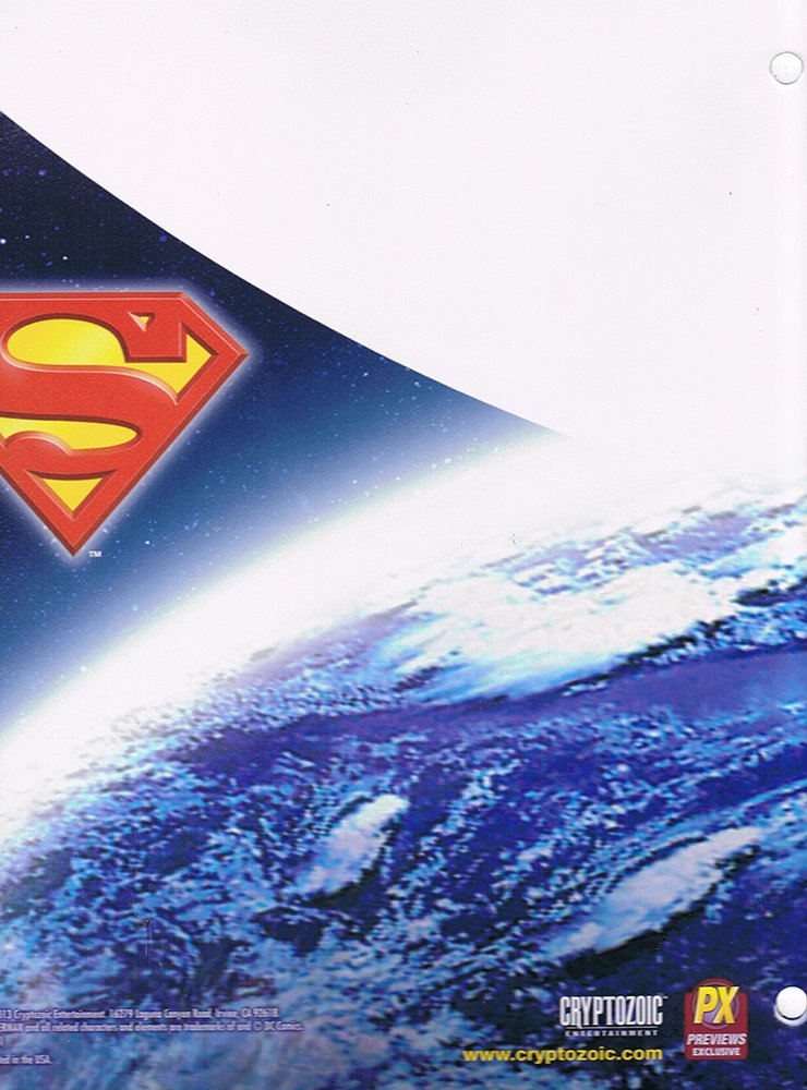Cryptozoic Superman: The Legend   Previews Binder