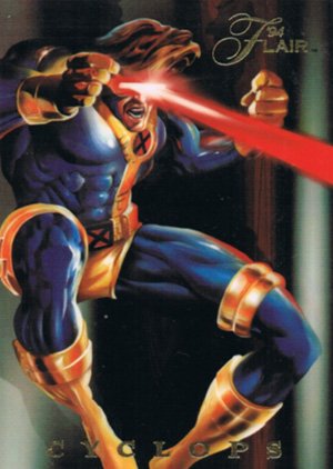 Fleer Marvel Annual Flair '94 PowerBlast Card 2 Cyclops