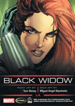 Rittenhouse Archives Legends of Marvel Black Widow L4 