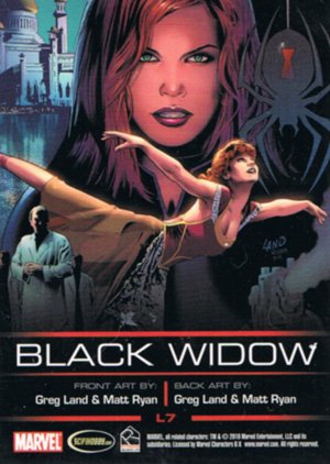 Rittenhouse Archives Legends of Marvel Black Widow L7 