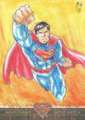 Cryptozoic Superman: The Legend Sketch Card  Rodjer Goulart