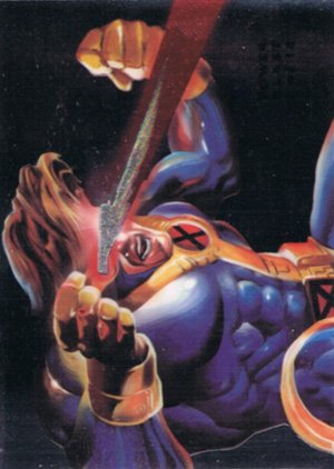 Fleer Marvel Annual Flair '94 PowerBlast Card 2 Cyclops