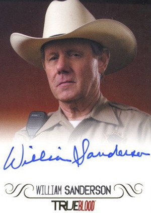 Rittenhouse Archives True Blood Archives Autograph Card  William Sanderson as Sheriff Bud Dearborne