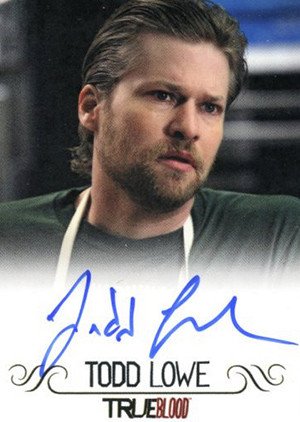 Rittenhouse Archives True Blood Archives Autograph Card  Todd Lowe as Terry Bellefleur