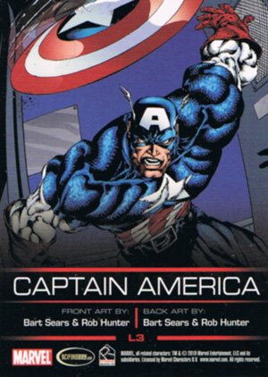 Rittenhouse Archives Legends of Marvel Captain America L3 