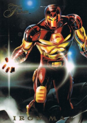 Fleer Marvel Annual Flair '94 PowerBlast Card 3 Iron Man