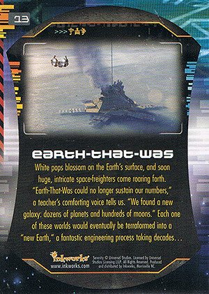Inkworks Serenity Base Card 13 Earth-That-Was