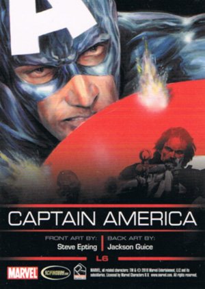Rittenhouse Archives Legends of Marvel Captain America L6 