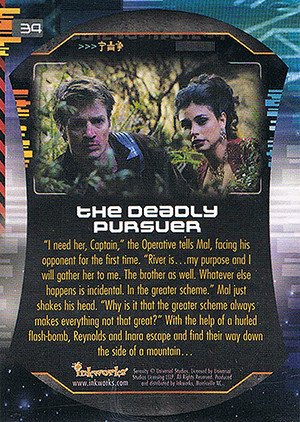 Inkworks Serenity Base Card 34 The Deadly Pursuer