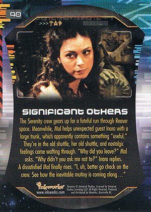 Inkworks Serenity Base Card 40 Significant Others