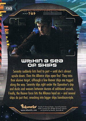 Inkworks Serenity Base Card 48 Within a Sea of Ships