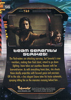 Inkworks Serenity Base Card 56 Team Serenity Strikes!