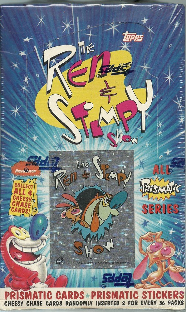 Topps Ren and Stimpy All-Prism   Unopened Box