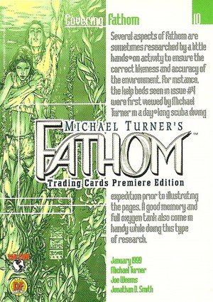 Dynamic Forces Fathom Base Card 10 Several aspects of Fathom are sometimes res