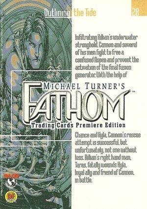 Dynamic Forces Fathom Base Card 28 Infiltrating Killian's underwater stronghol