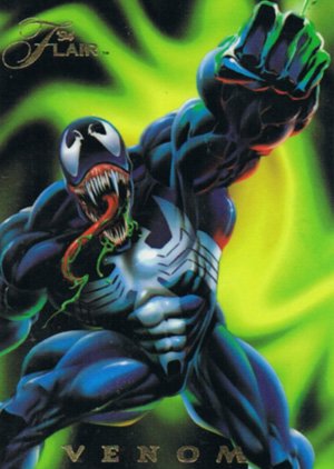 Fleer Marvel Annual Flair '94 PowerBlast Card 7 Venom