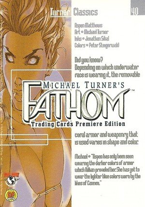 Dynamic Forces Fathom Base Card 40 Depending on which underwater race is weari