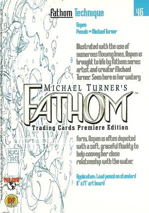 Dynamic Forces Fathom Base Card 46 Illustrated with the use of numerous flowin