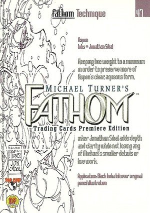 Dynamic Forces Fathom Base Card 47 Keeping line weight to a minimum in order t