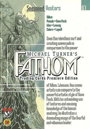 Dynamic Forces Fathom Base Card 67 Even the relentless surf and crashing waves