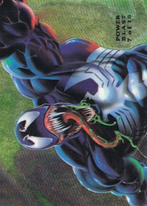 Fleer Marvel Annual Flair '94 PowerBlast Card 7 Venom