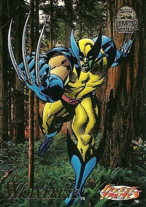 Fleer Marvel Universe V Base Card 4 Wolverine