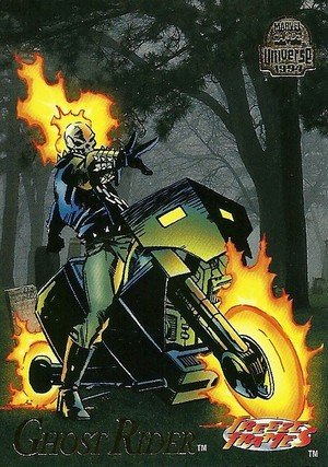 Fleer Marvel Universe V Base Card 9 Ghost Rider