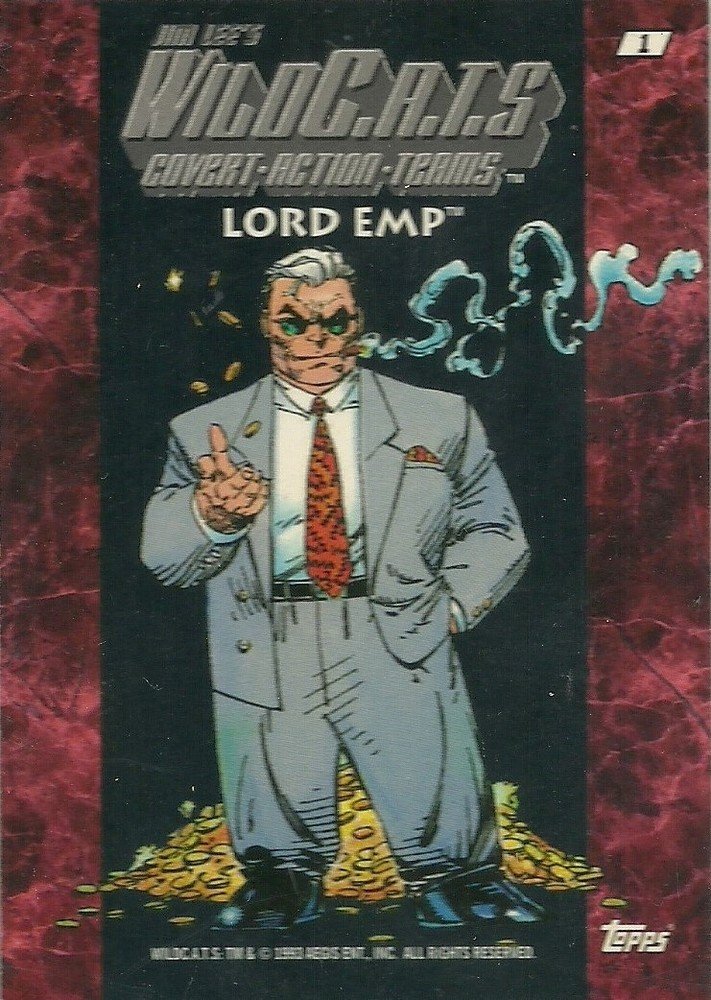 Topps Jim Lee's WildC.A.T.s Prism Card 1 Lord Emp