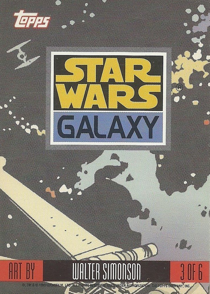 Topps Star Wars Galaxy Etched Foil Card 3 Luke Skywalker