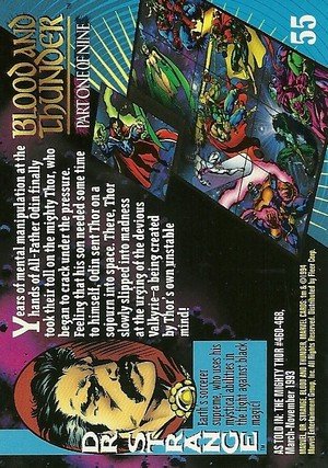 Fleer Marvel Universe V Base Card 55 Dr. Strange