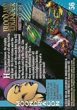 Fleer Marvel Universe V Base Card 56 Moondragon
