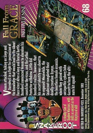Fleer Marvel Universe V Base Card 68 Snakeroot