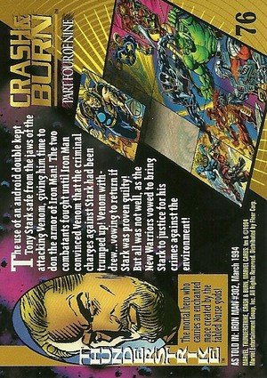 Fleer Marvel Universe V Base Card 76 Thunderstrike