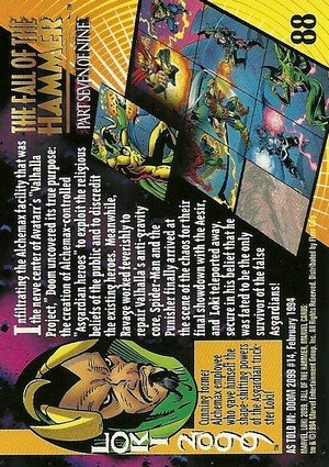 Fleer Marvel Universe V Base Card 88 Loki 2099