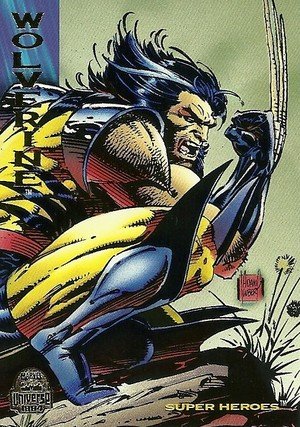 Fleer Marvel Universe V Base Card 124 Wolverine