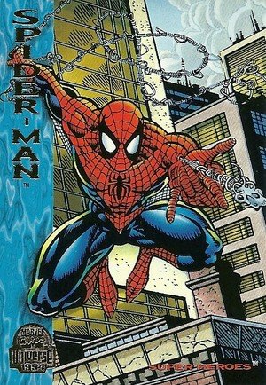 Fleer Marvel Universe V Base Card 130 Spider-Man
